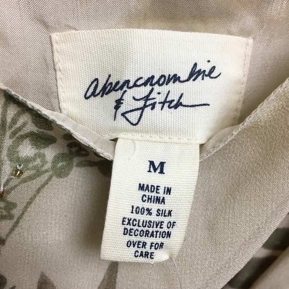 NWT Abercrombie & Fitch Silk Top - Picture 15 of 15